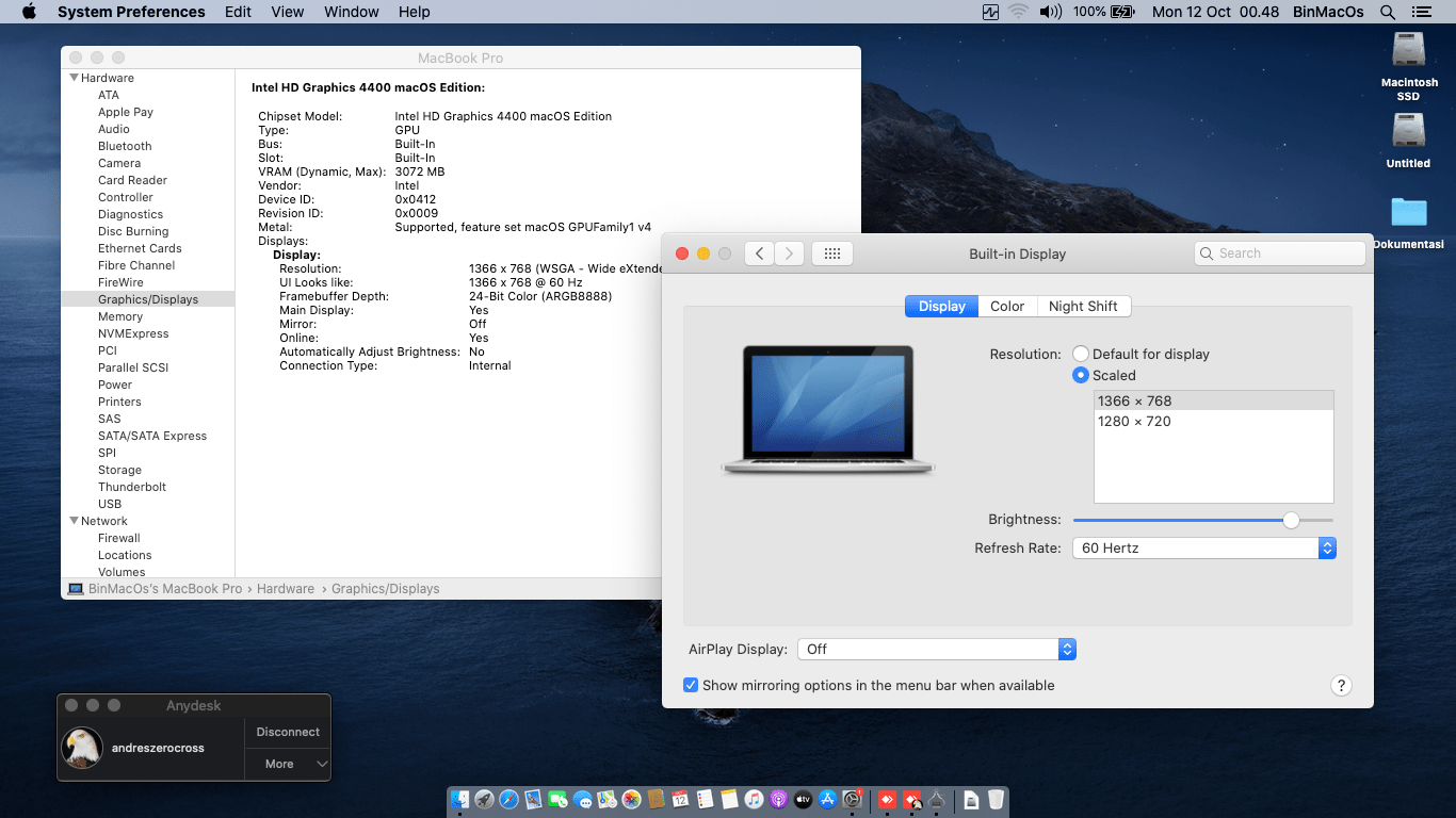 Asus A451LB WX077D [Haswell   Intel HD 4400]   OpenCore 8